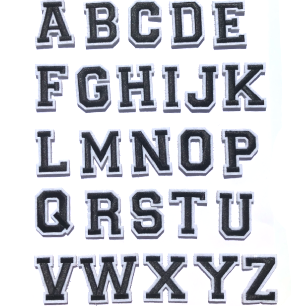 Black 2024 block letters