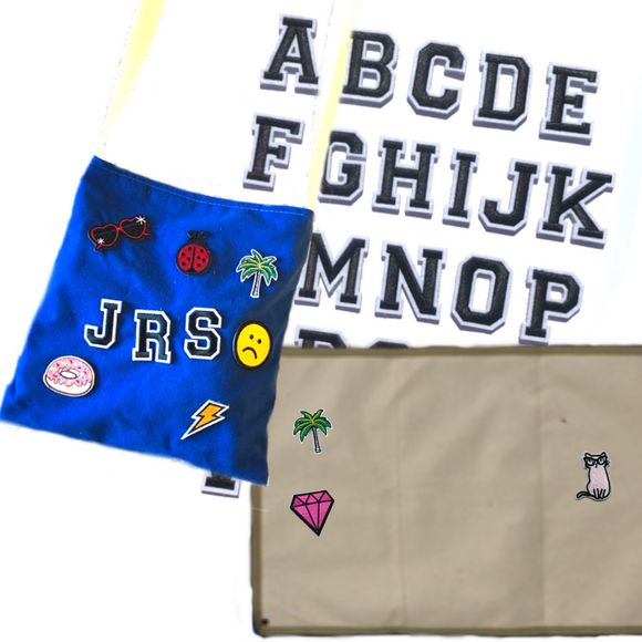 Tote + ext. alphabet + patch holder