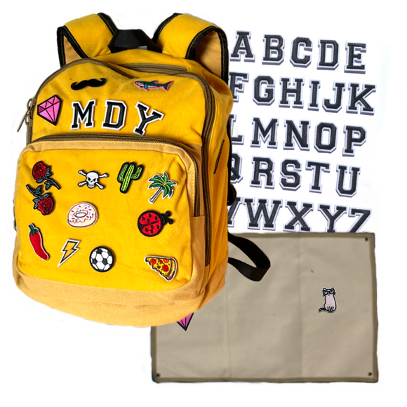 Backpack + ext. alphabet + patch holder