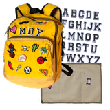 Backpack + ext. alphabet + patch holder